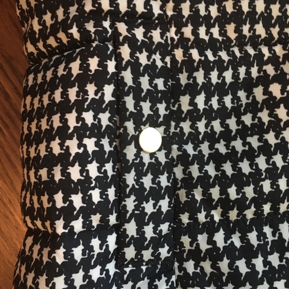 Charter Club Houndstooth Puffer Vest - Picture 2 of 5